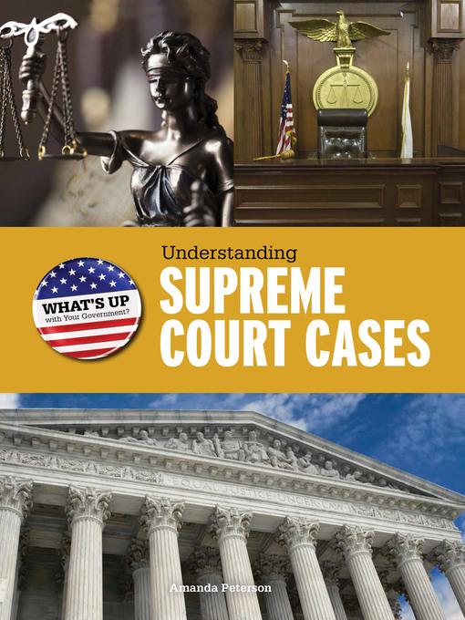 Cover image for Understanding Supreme Court Cases